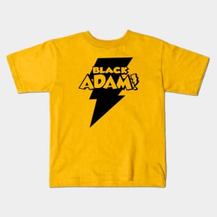 BLACK ADAM - 1 Color BLACK Kids T-Shirt